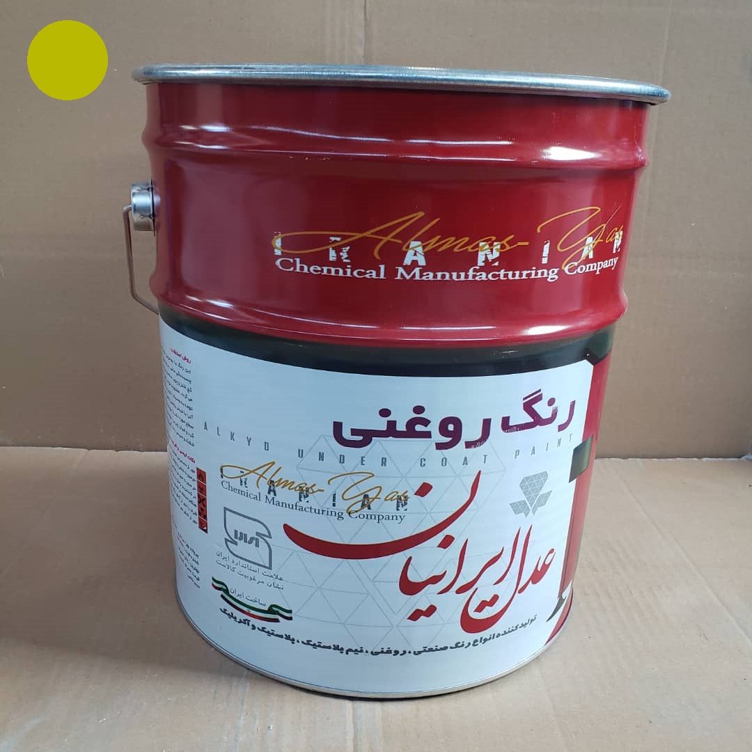 رنگ روغن آلکیدی براق گل ماش حلب